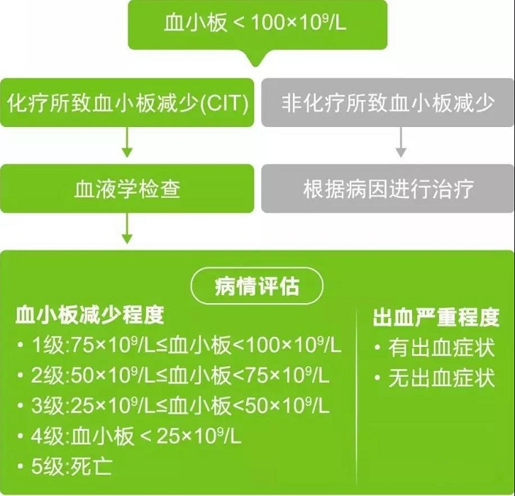 靶向药化疗引起血小板减少如何处理